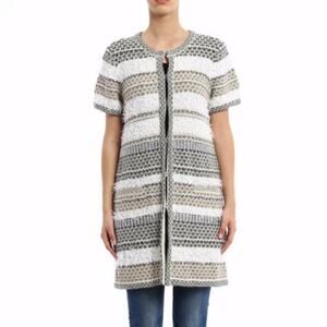 Diane‎ Von Furstenberg Arryn Long Knit Cardigan Sweater Women P Petite Small